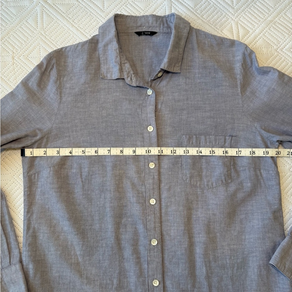 J. Crew Button-Down Linen Blend Button Down Shirt… - image 5